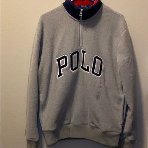 Quarter zip soft touch polo Ralph Lauren jacket